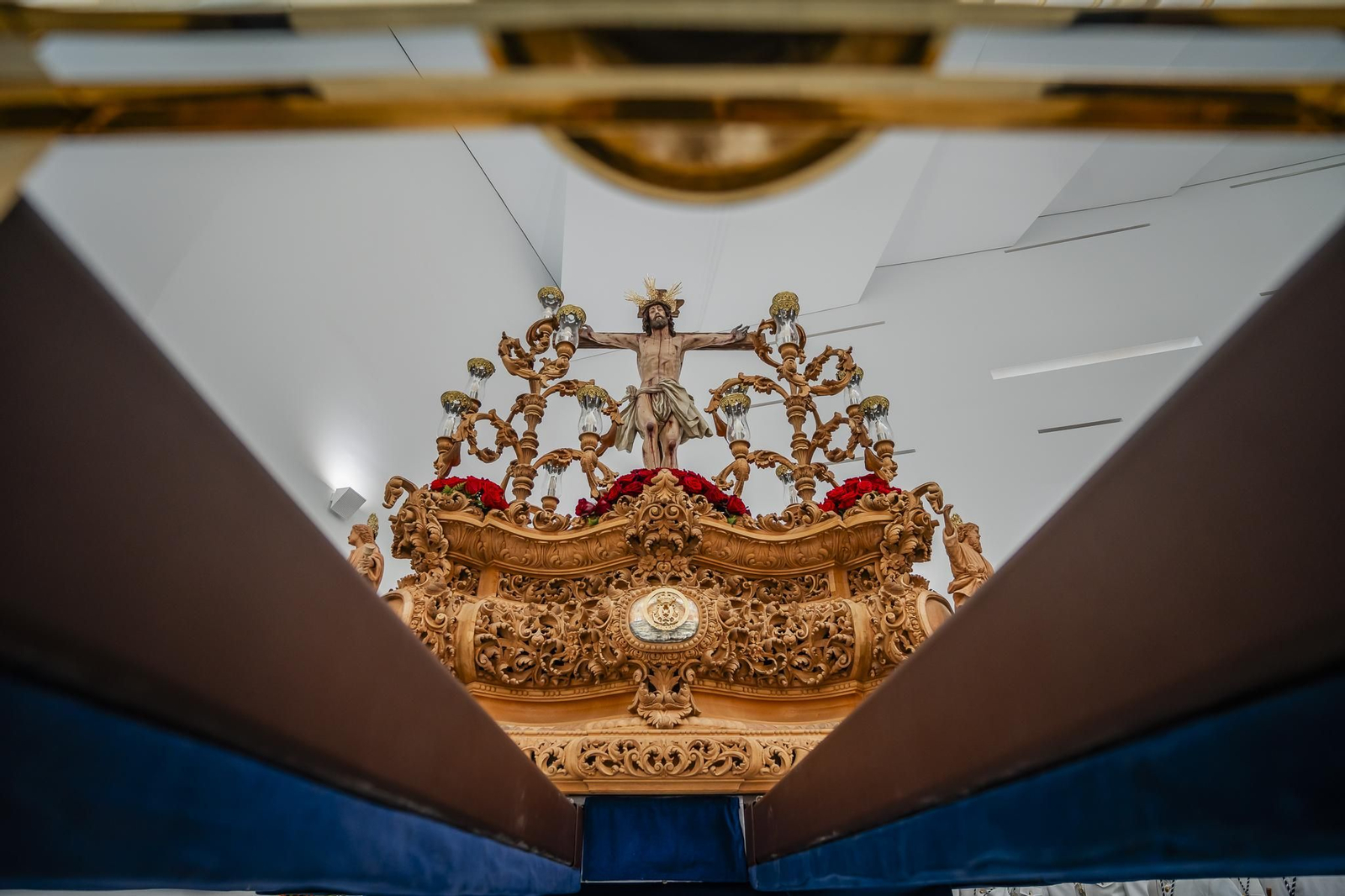 Así fue la procesión del Santísimo Cristo del Mar en el Puerto de Roquetas.