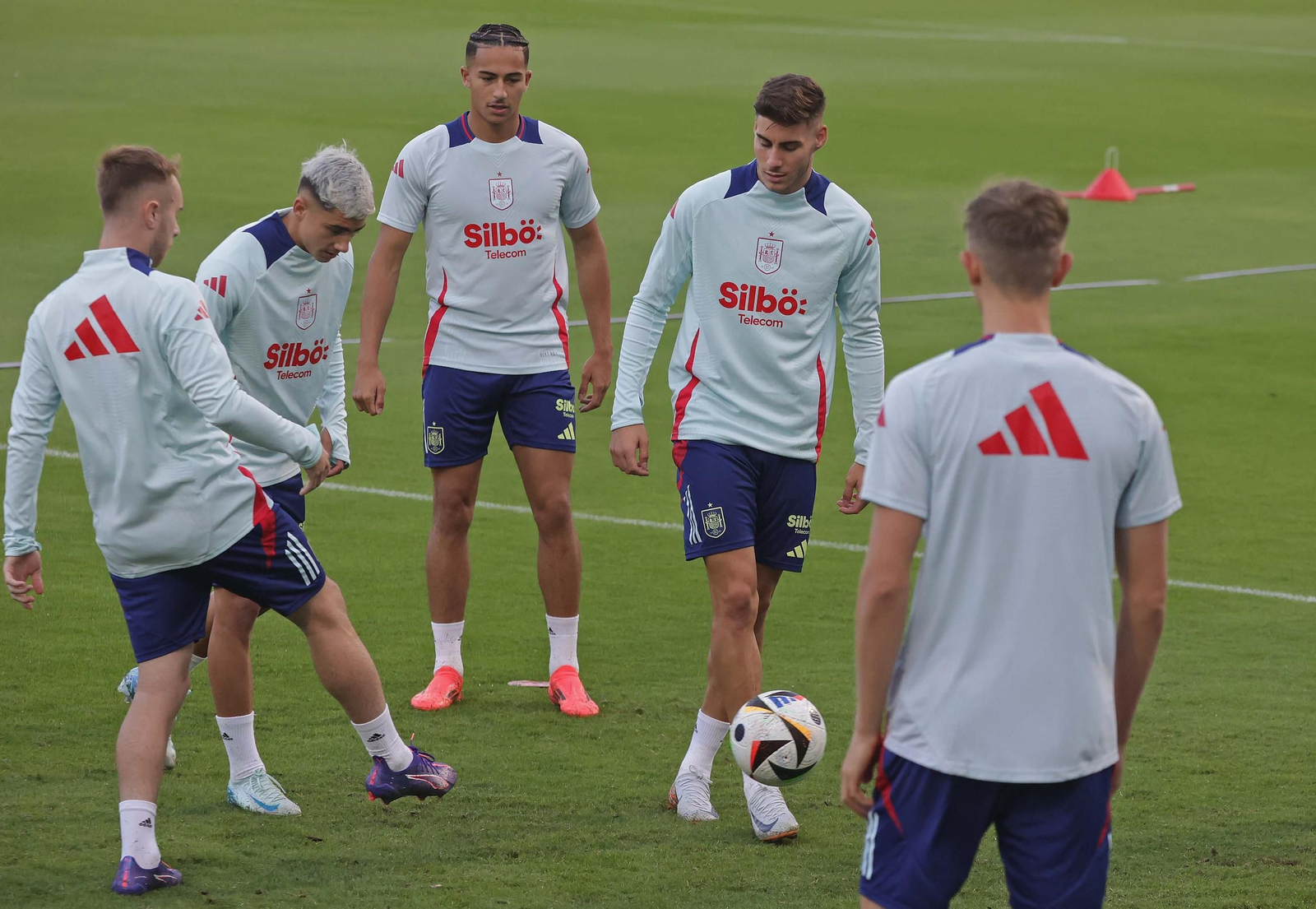 Fotos del entrenamiento de la selección española sub-21 en La Línea