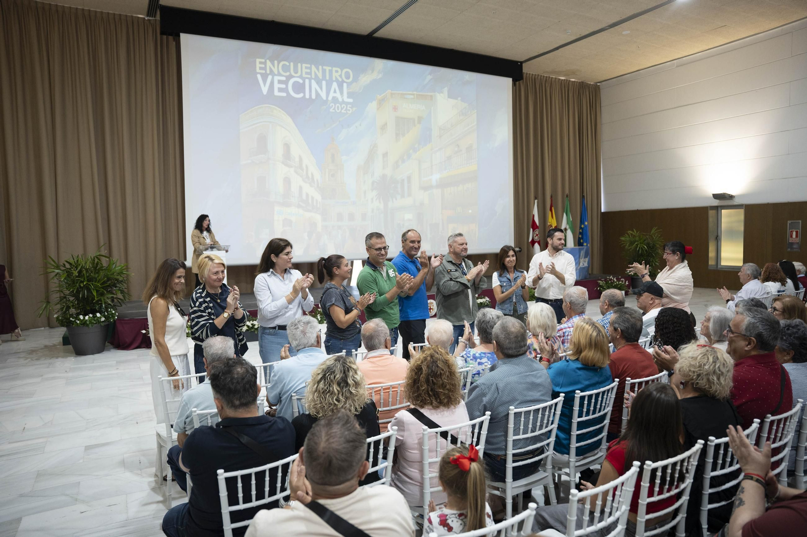El encuentro Vecinal en el Palacio de Exposiciones y Congresos ‘Cabo de Gata – Ciudad de Almería’ de El Toyo, en imágenes