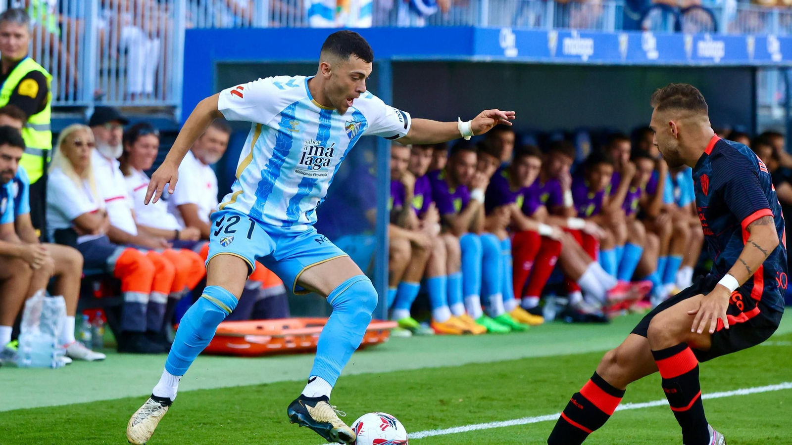 Yanis Rahmani en un lance del juego. Yanis Rahmani en un lance del juego.