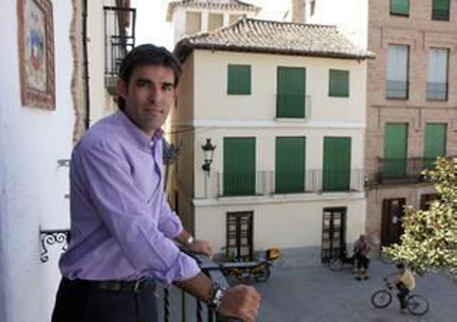 Sergio Bueno, en el Ayuntamiento de Santa Fe.