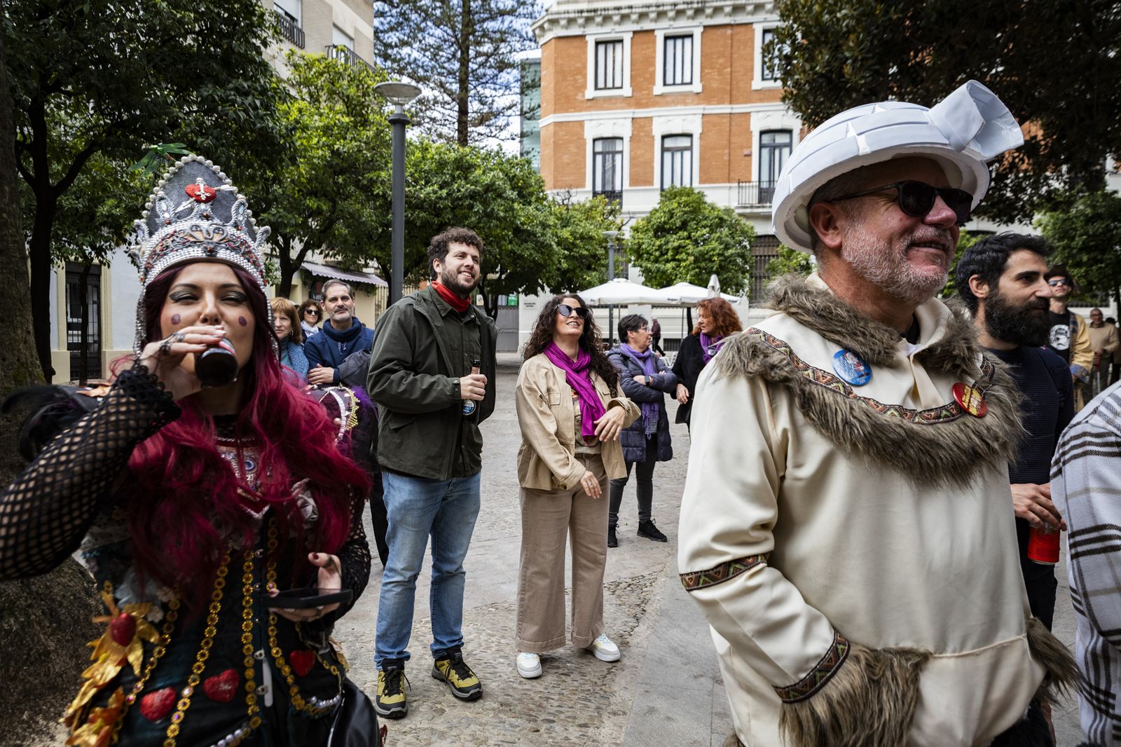 8M en Jerez: Carnaval Feminista en la Plaza del Banco