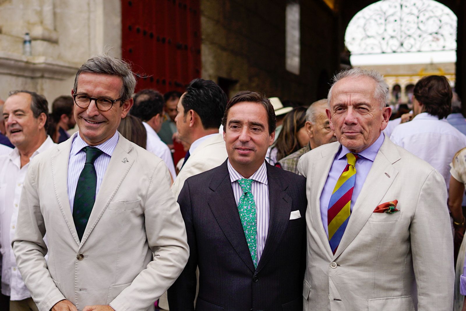 Jorge Paradela, José María Garzón y Steve Langan