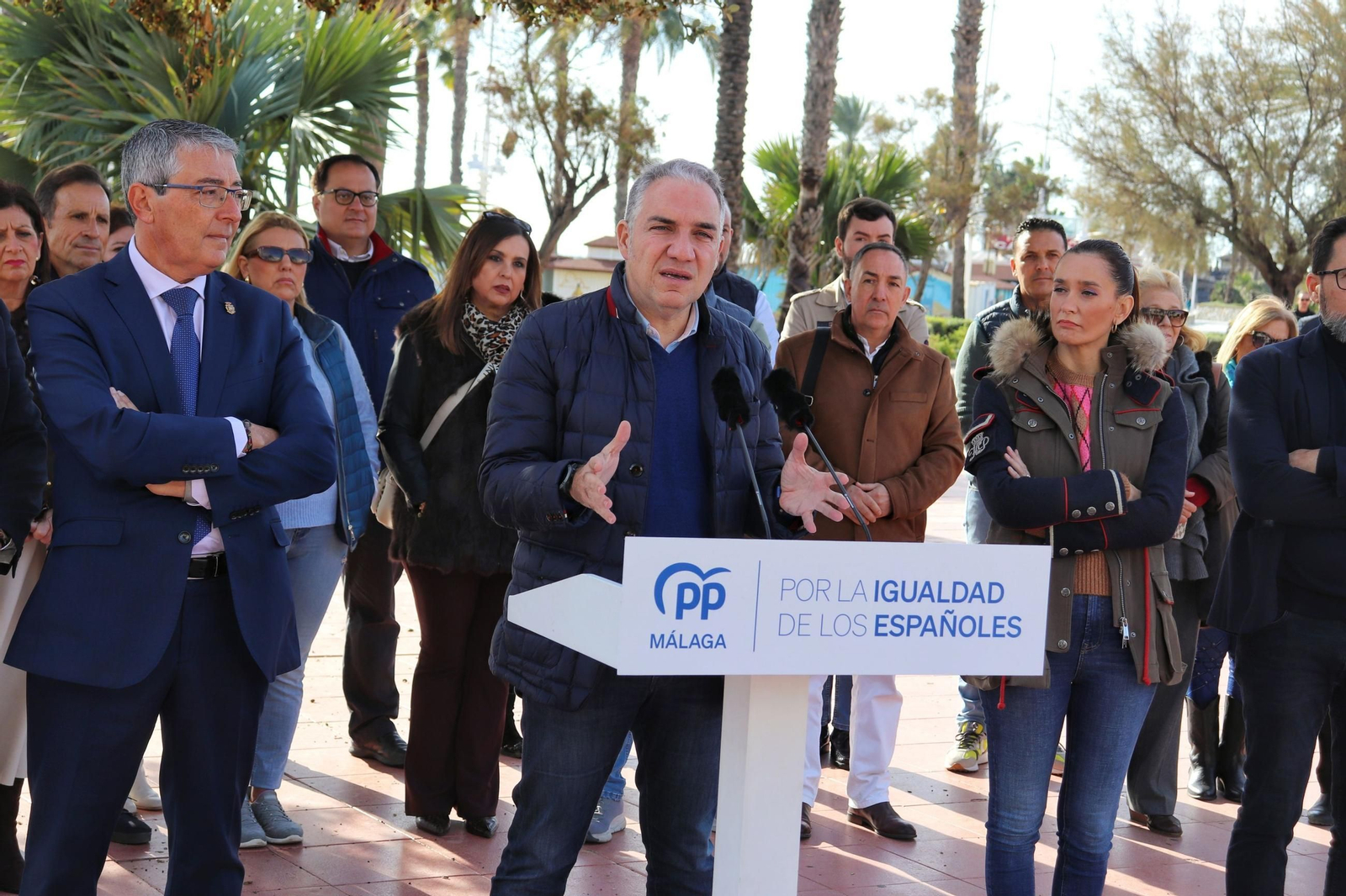 El vicesecretario de Coordinación Autonómica y Local y Análisis Electoral del PP, Elías Bendodo, en un acto en Málaga El vicesecretario de Coordinación Autonómica y Local y Análisis Electoral del PP, Elías Bendodo, en un acto en Málaga