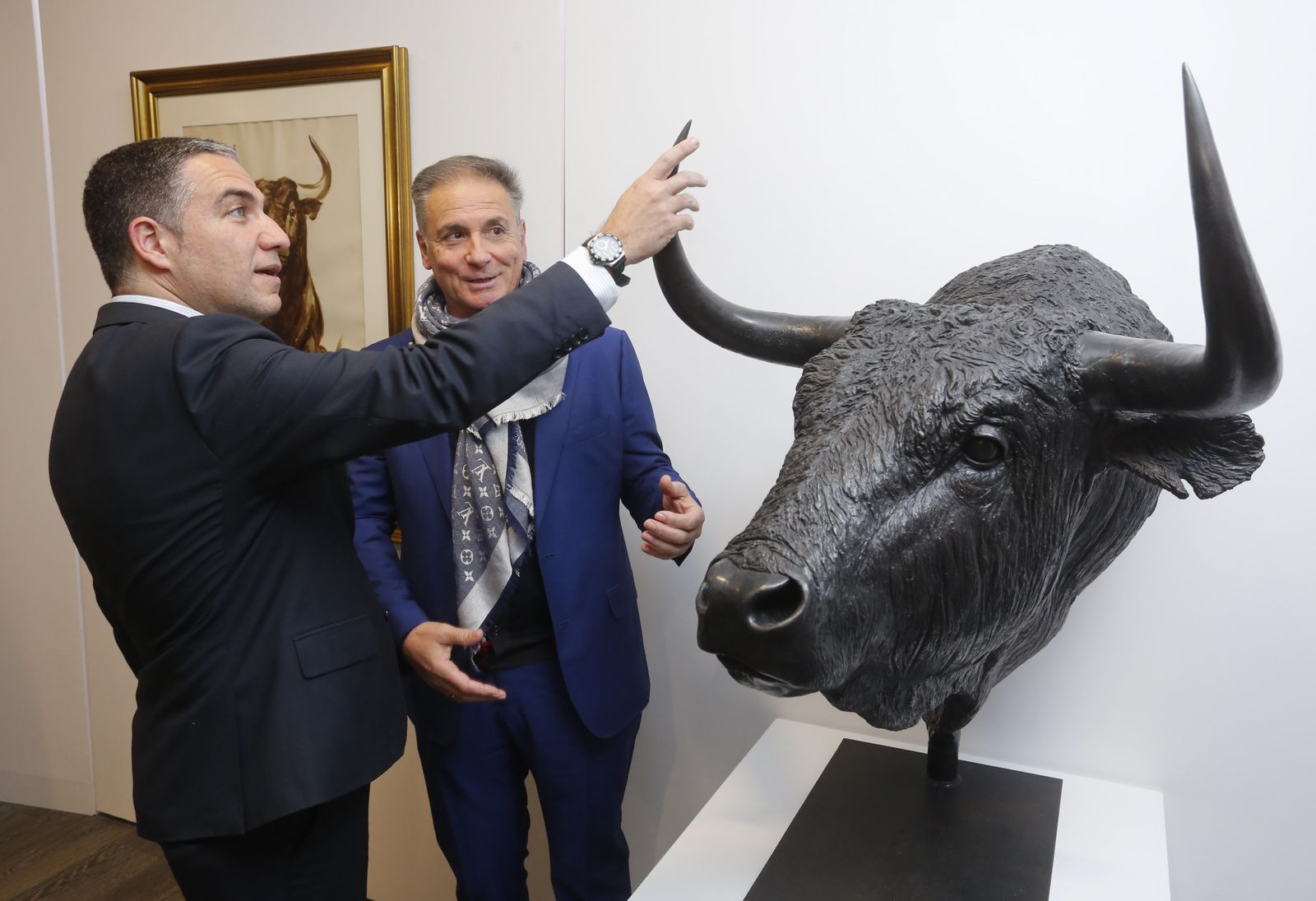 El ex presidente de Diputación Elías Bendodo con Juan Barco en una imagen de archivo