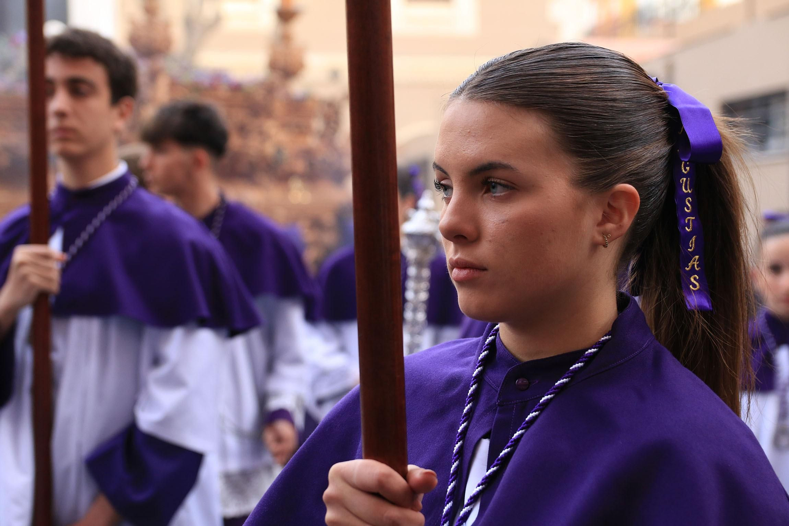 La procesión de Las Angustias, en imágenes