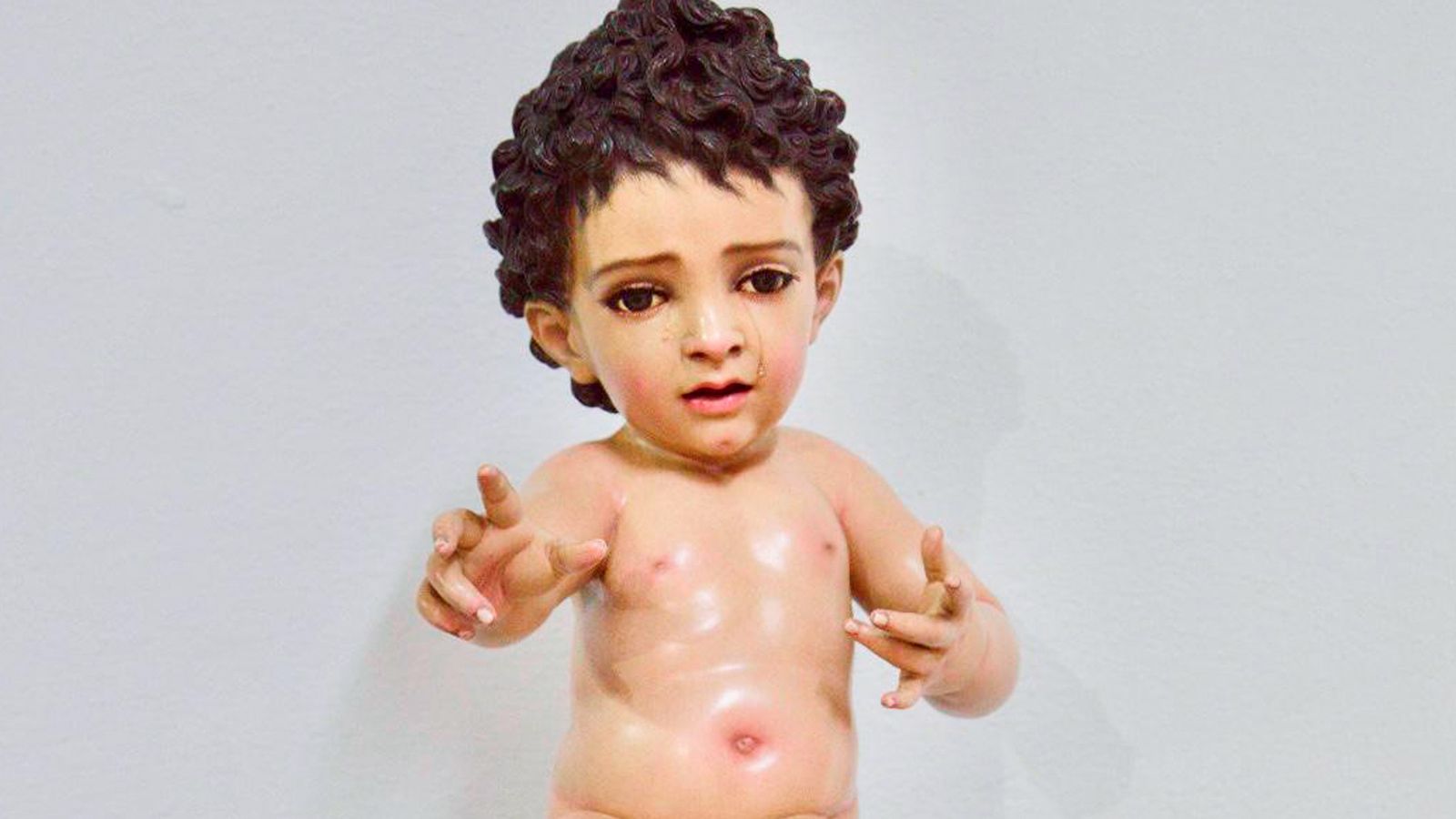 El Niño Jesús de Luis Álvarez Duarte tras la intervención