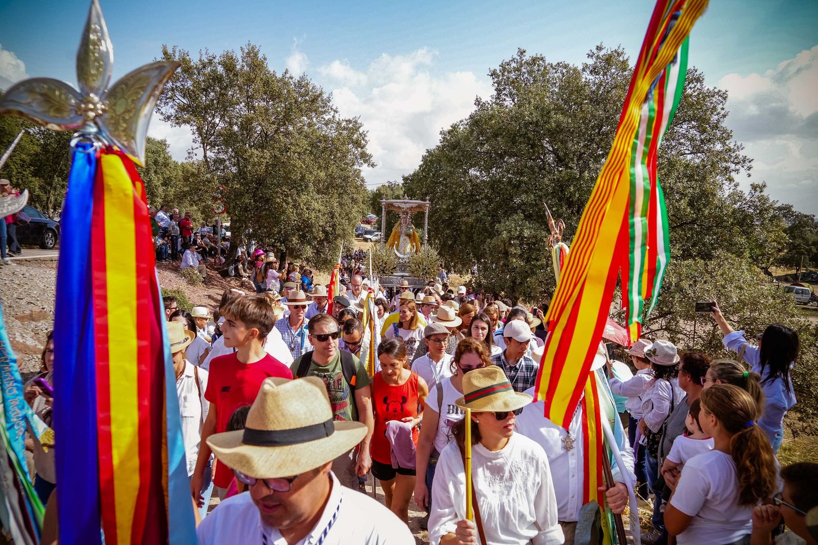Las mejores imágenes del regreso de la Virgen de Luna a su santuario