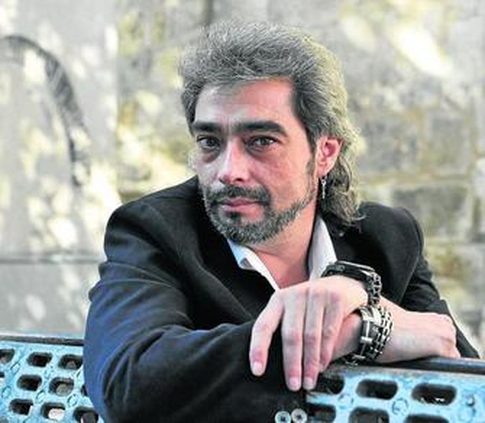 Pedro de Paz,ayer en Sevilla, horas antes de recoger en San Fernando el Premio Berenguer.