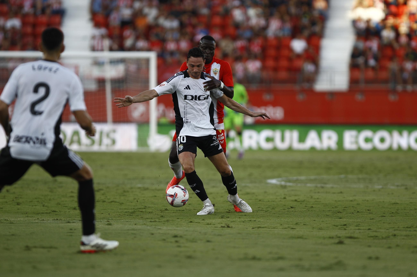 La victoria de la U.D. Almería ante el Real Burgos, en imágenes
