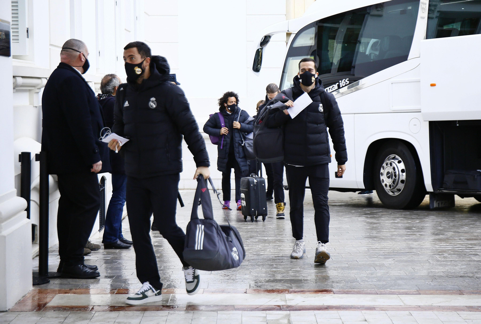 Las fotos del Real Madrid en Málaga para la Supercopa
