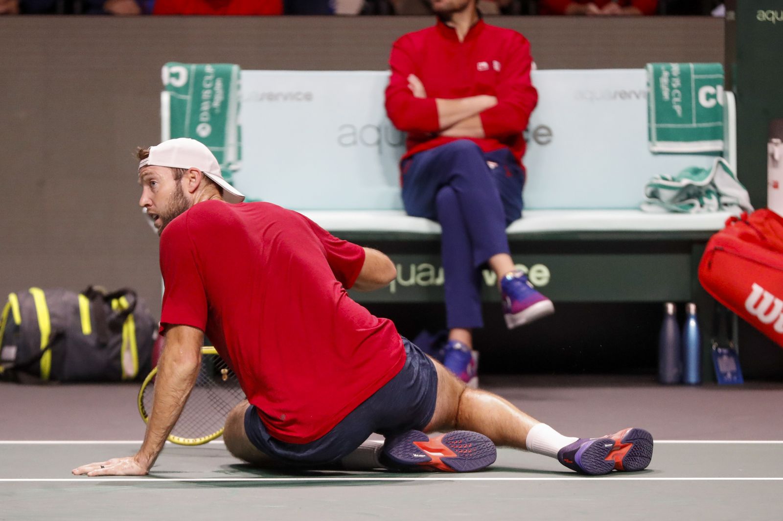 Italia-Estados Unidos de dobles en la Copa Davis de Málaga