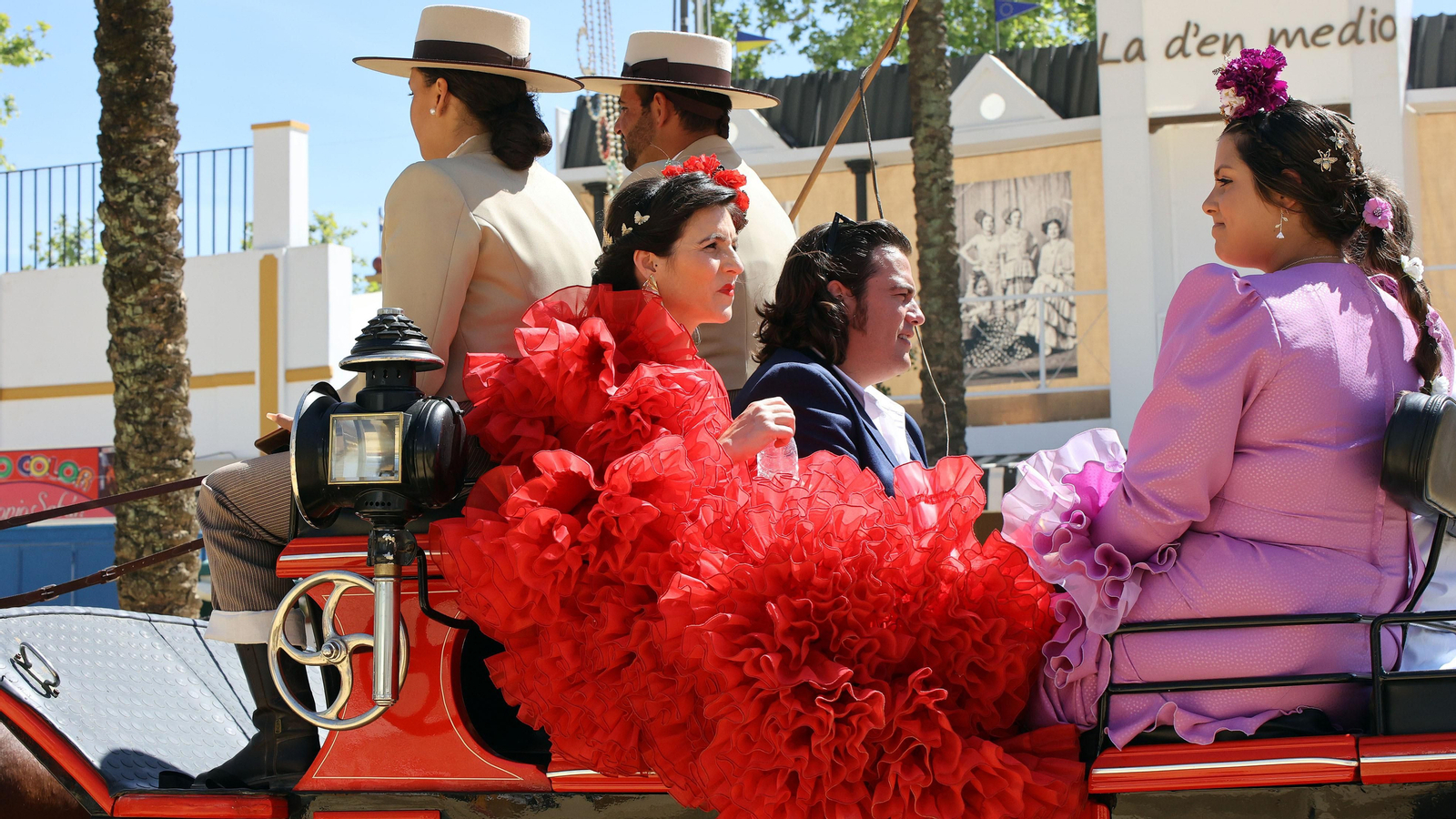 Imágenes del ambiente el miércoles en la Feria de Jerez 2024