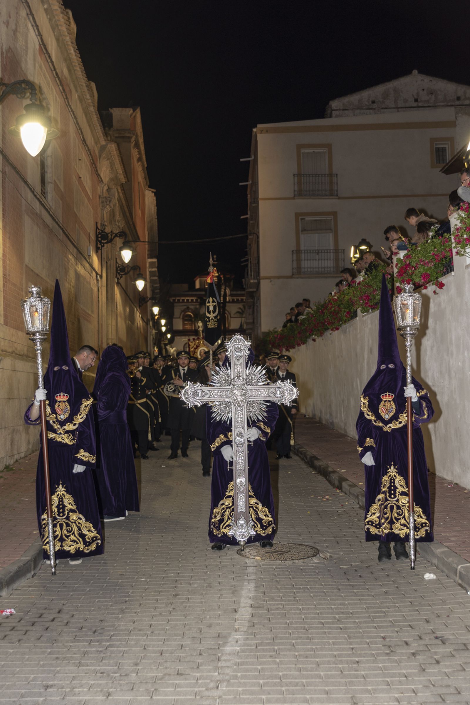 Imágenes de la procesión del Jueves Santo en Cuevas