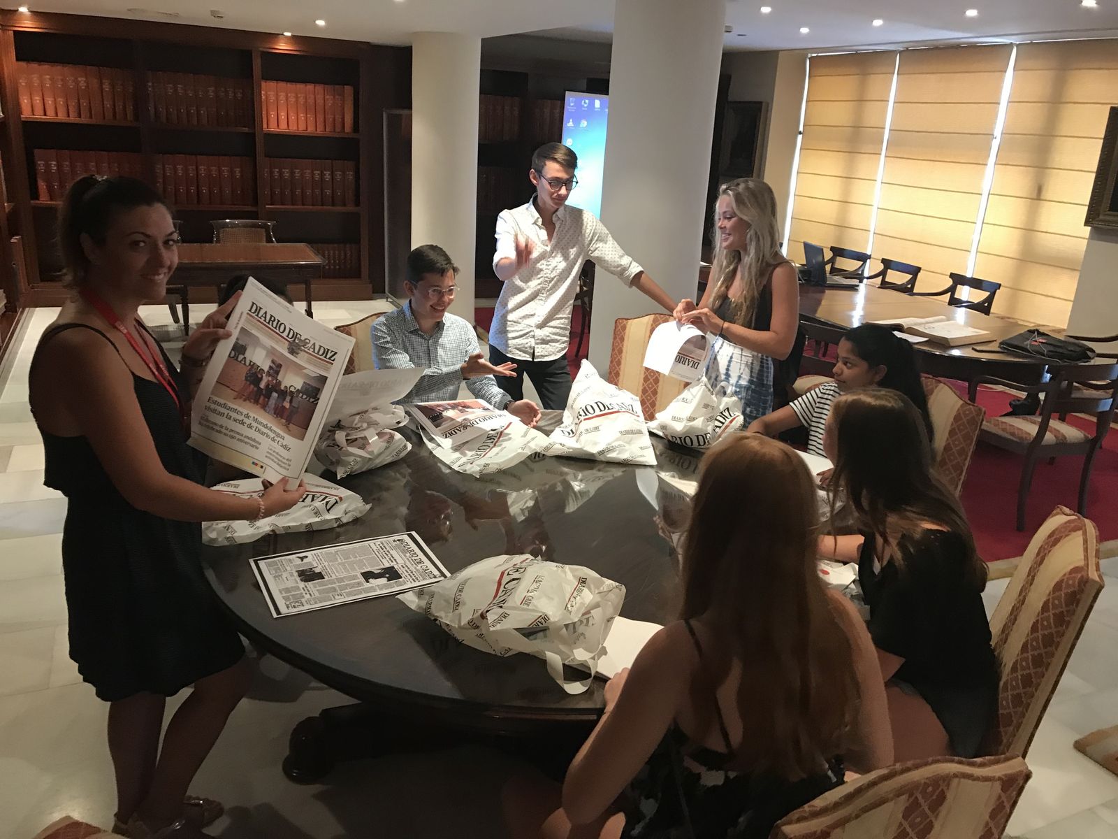 Visita de Erasmus Mundolengua. 31-07-2019