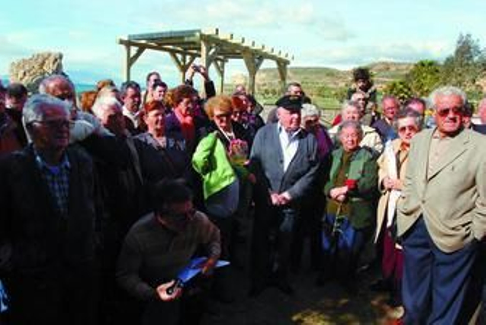 Homenaje a las víctimas que tuvieron que huir de Almería en 1937.