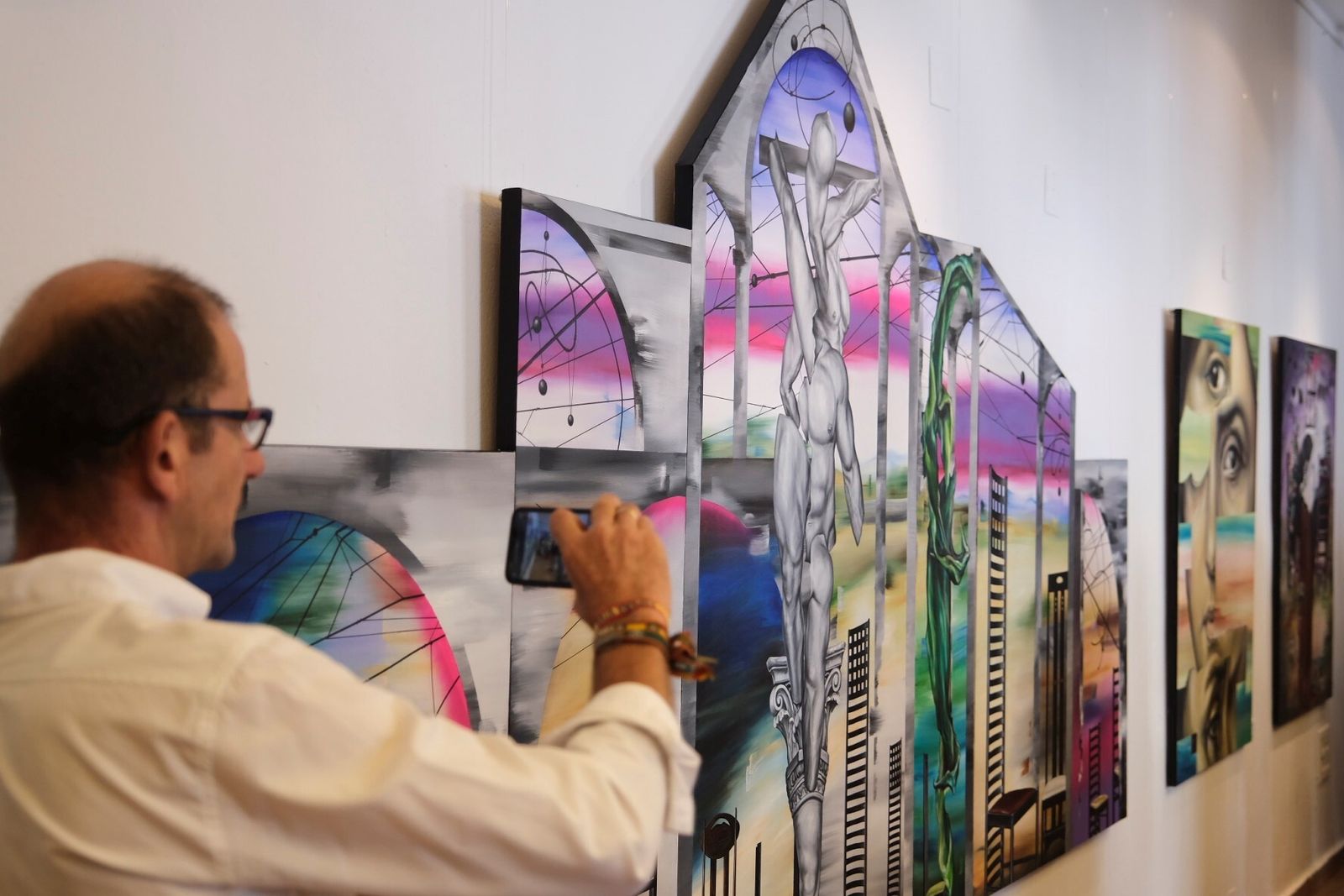 La exposición 'Melancolía', de Jesús Calzada, en el Palacio de Viana de Córdoba, en imágenes