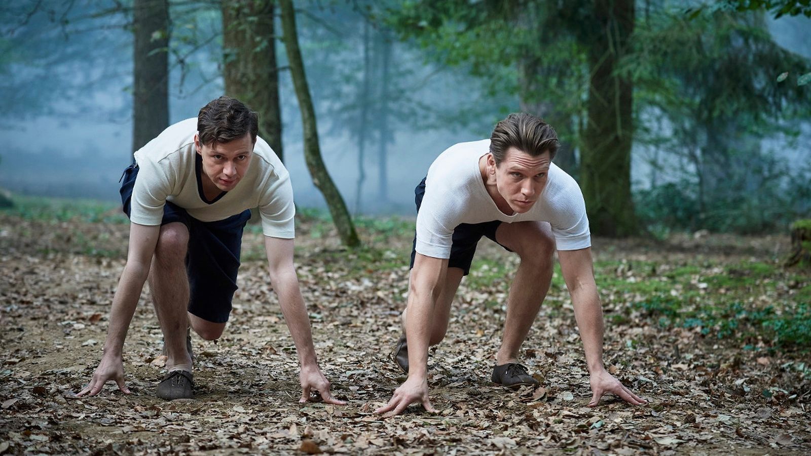 Christian Friedel y Hanno Koffer, protagonistas de 'Rivales'.