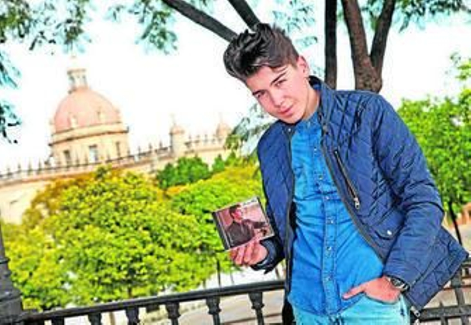 El jerezano José Rey, hace unos días en la Alameda Vieja.
