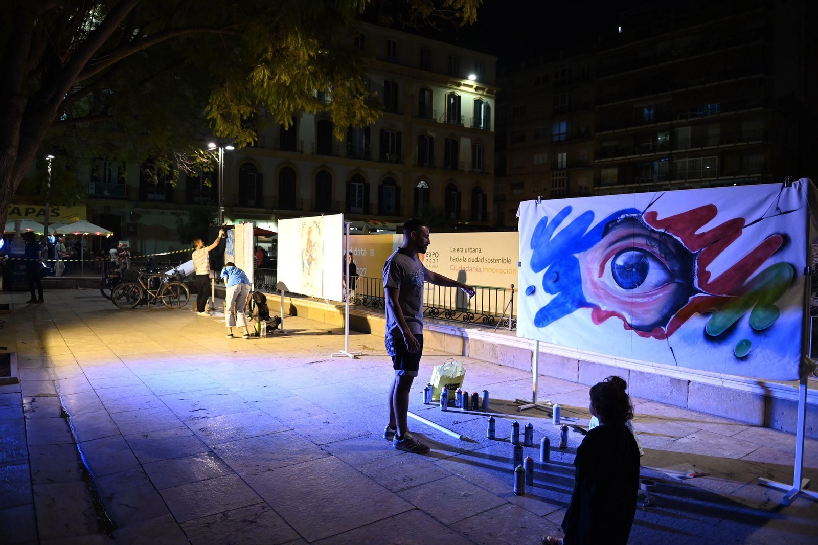 Las fotos de la Noche en Blanco en Málaga: la cultura inunda las calles