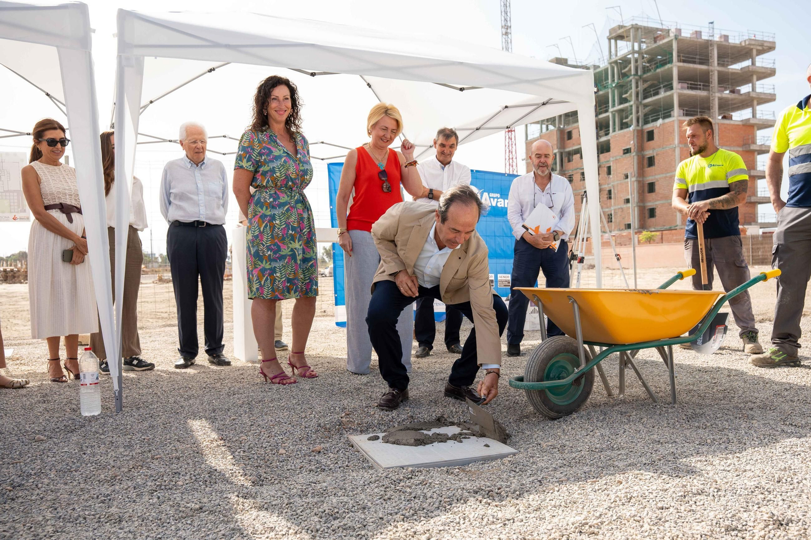 Primera Piedra de las 74 VPO en la Vega Acá.
