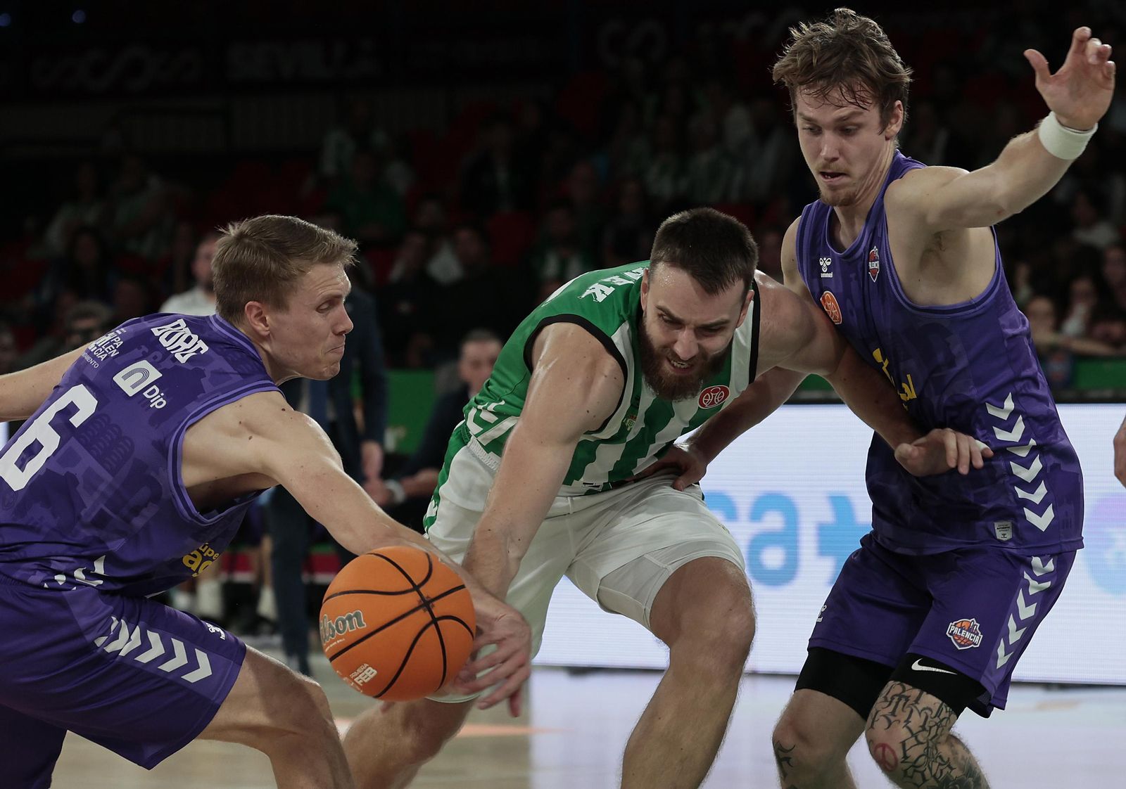 Las imágenes del Betis Baloncesto - Palencia