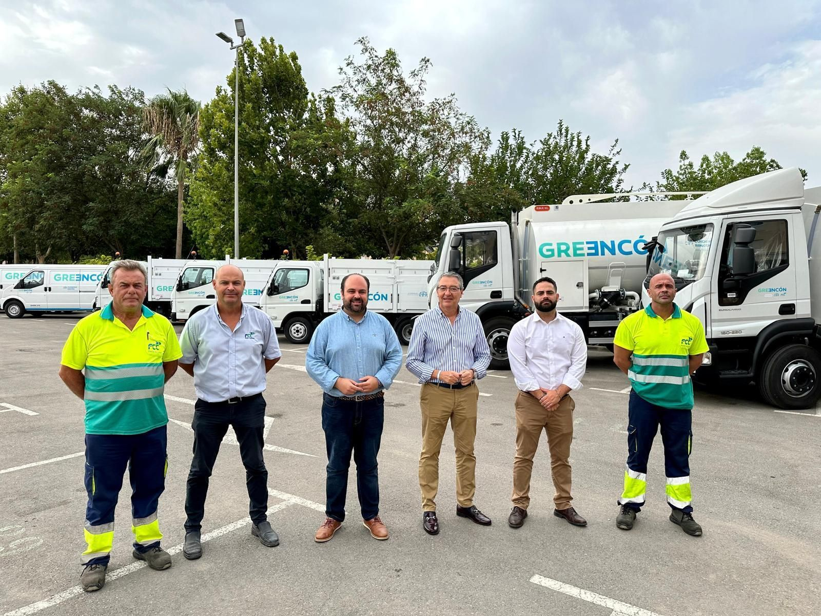 Presentación de los nueve vehículos más ecológicos del servicio de Greencón