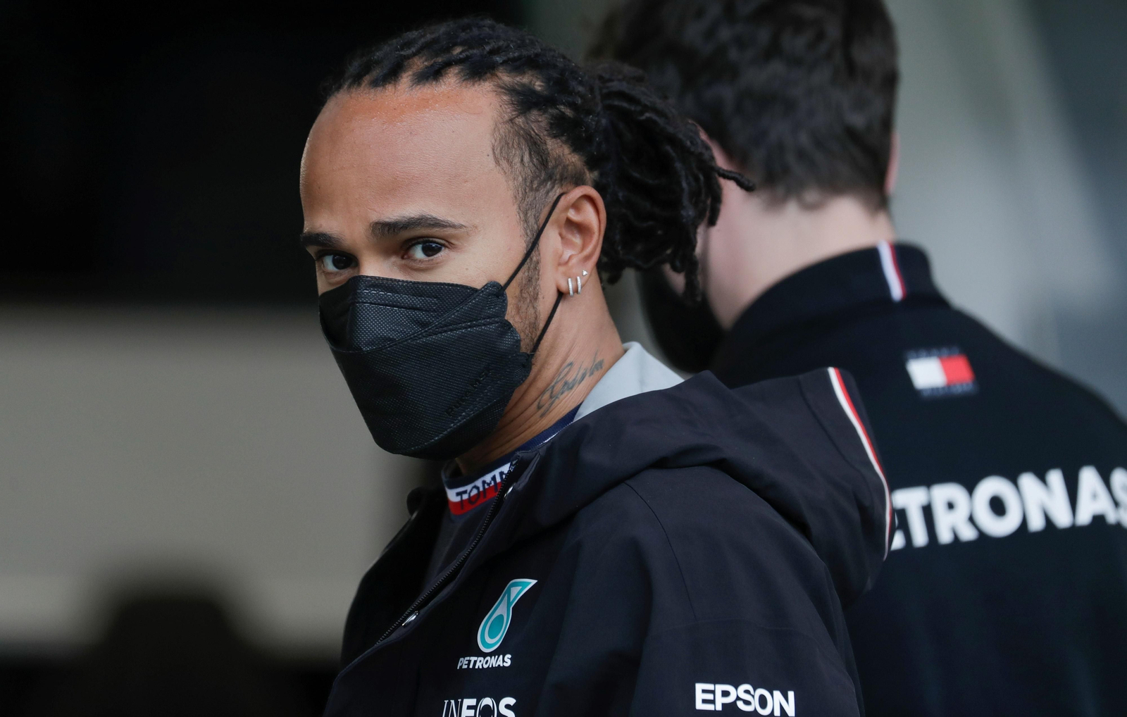 Lewis Hamilton en el Gran Premio de Brasil