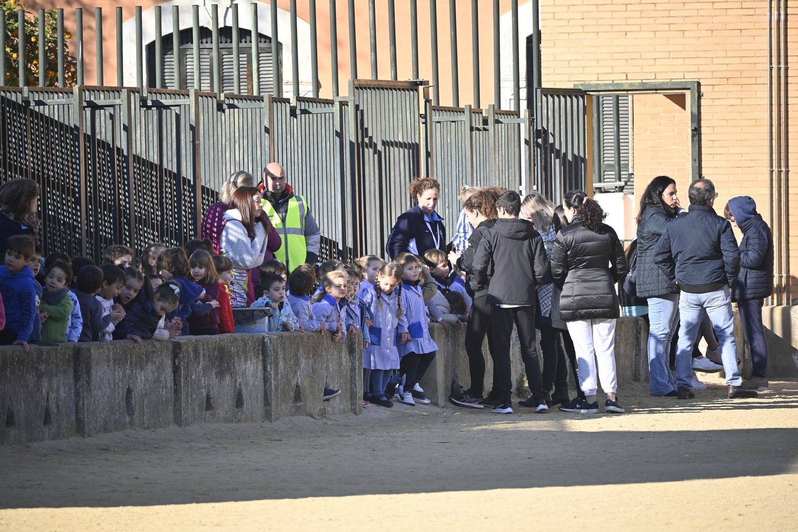 Imágenes del simulacro de incendio en el Funcadia