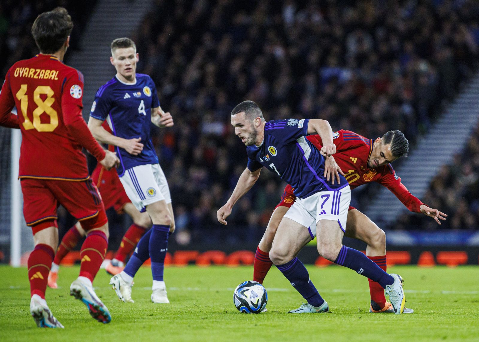 Las fotos del Escocia - España