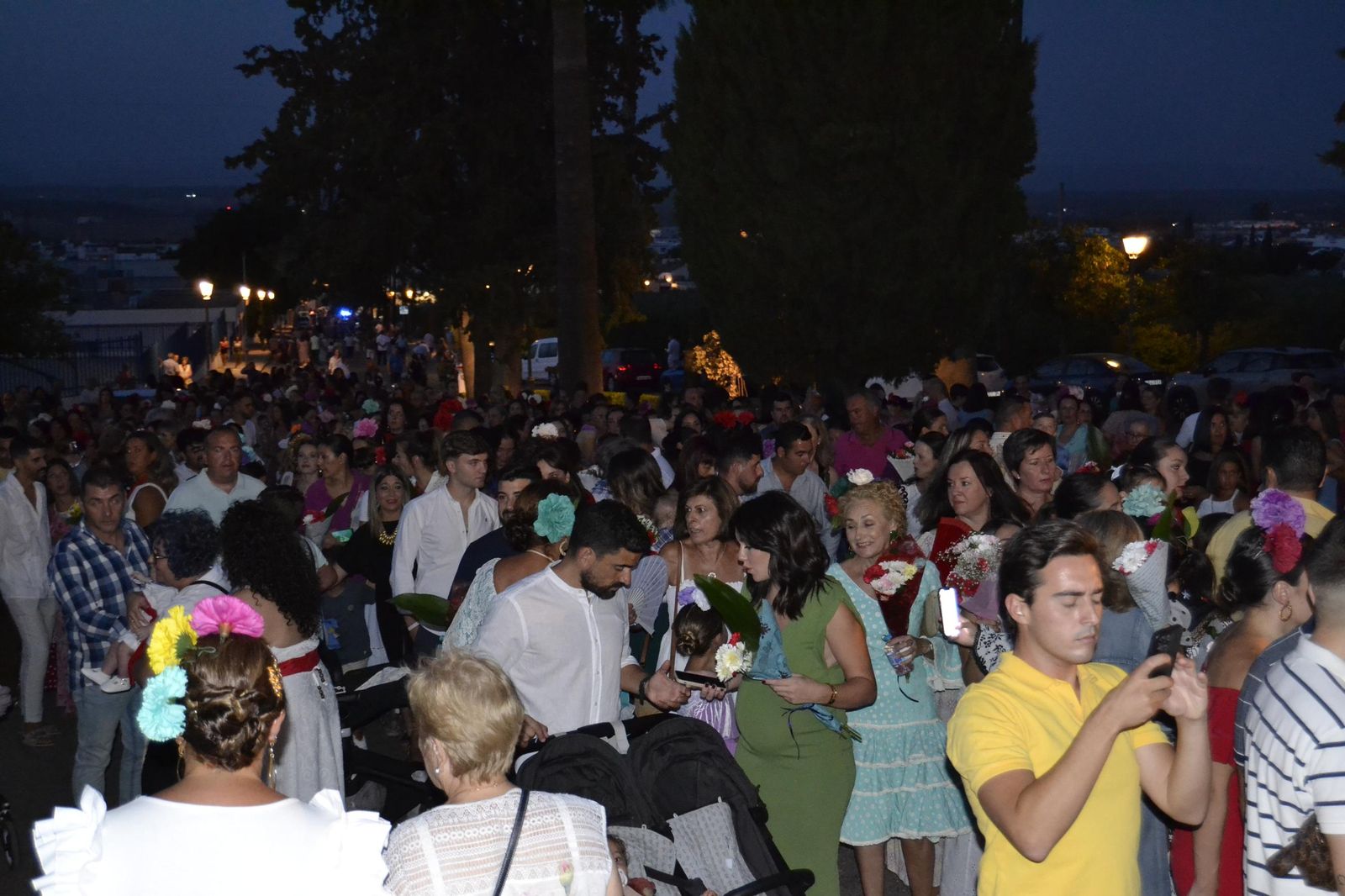 El pregón y la ofrenda floral a la Virgen de la Estrella en Villa del Río, en imágenes