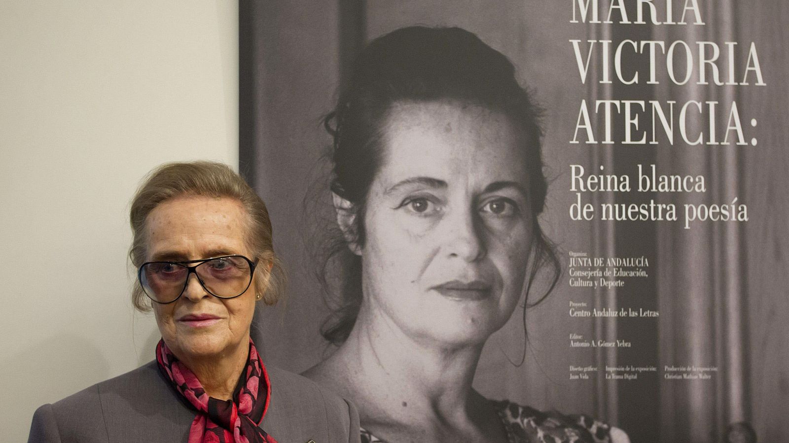Imagen de archivo de María Victoria Atencia, en 2014. Imagen de archivo de María Victoria Atencia, en 2014.