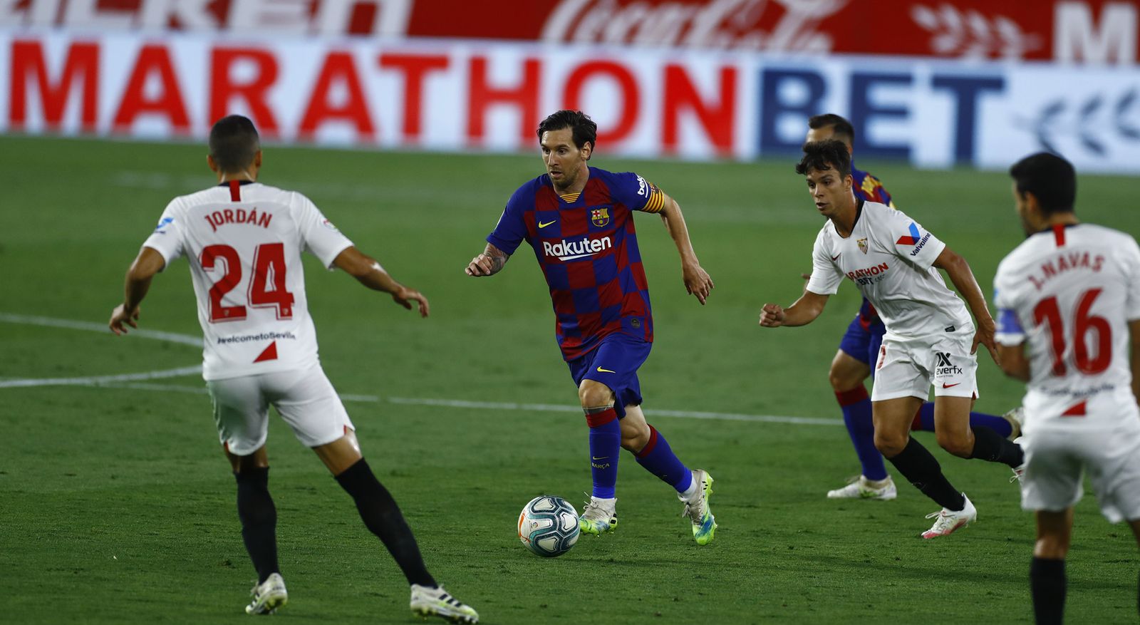 Las imágenes del Sevilla-Barcelona