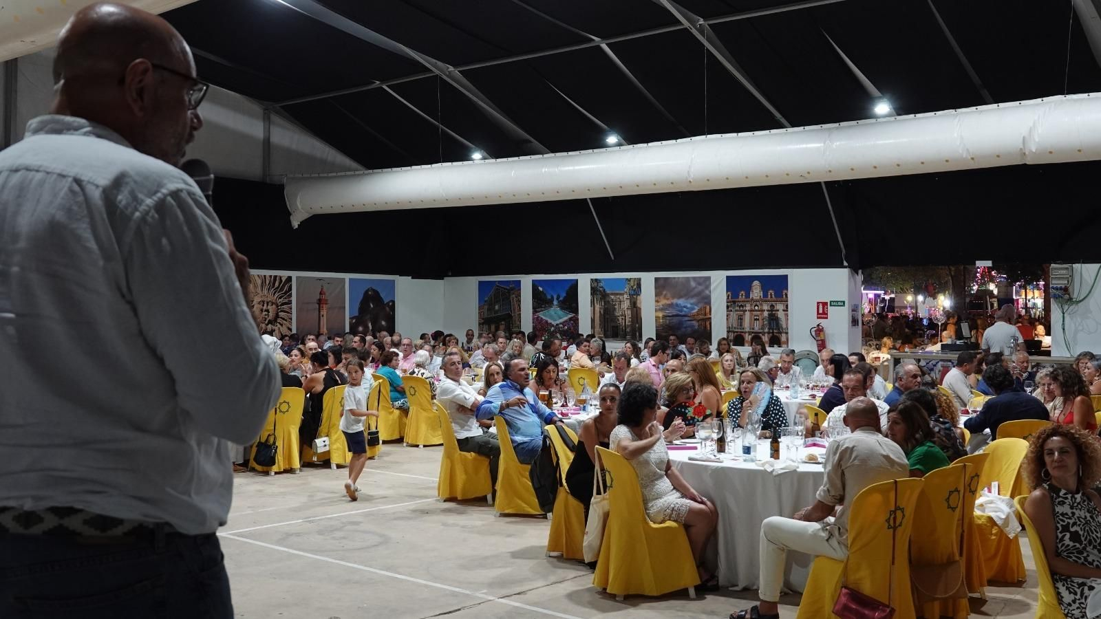 Cena de gala en la caseta del CSIF.