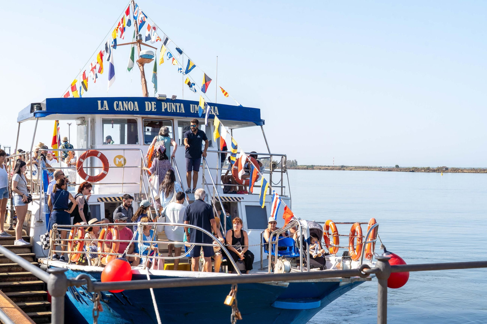 Imágenes de El Muelle de Levante, punto de partida de la mítica Canoa de Punta Umbría