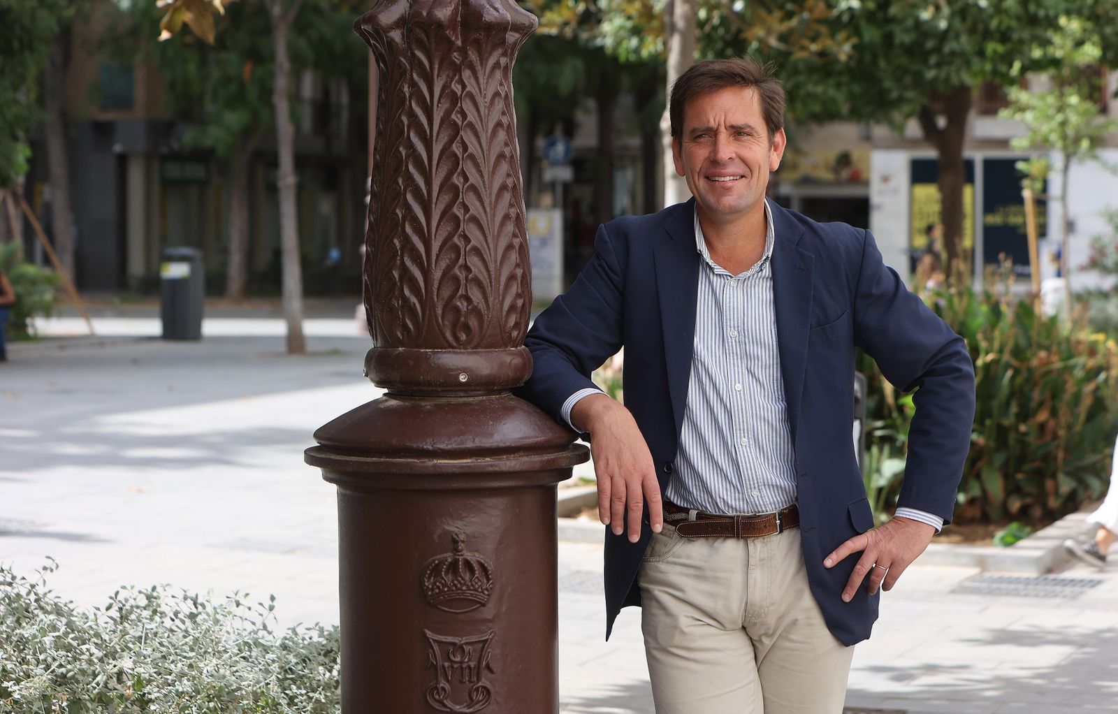 Eduardo Dávila Miura, durante la entrevista.