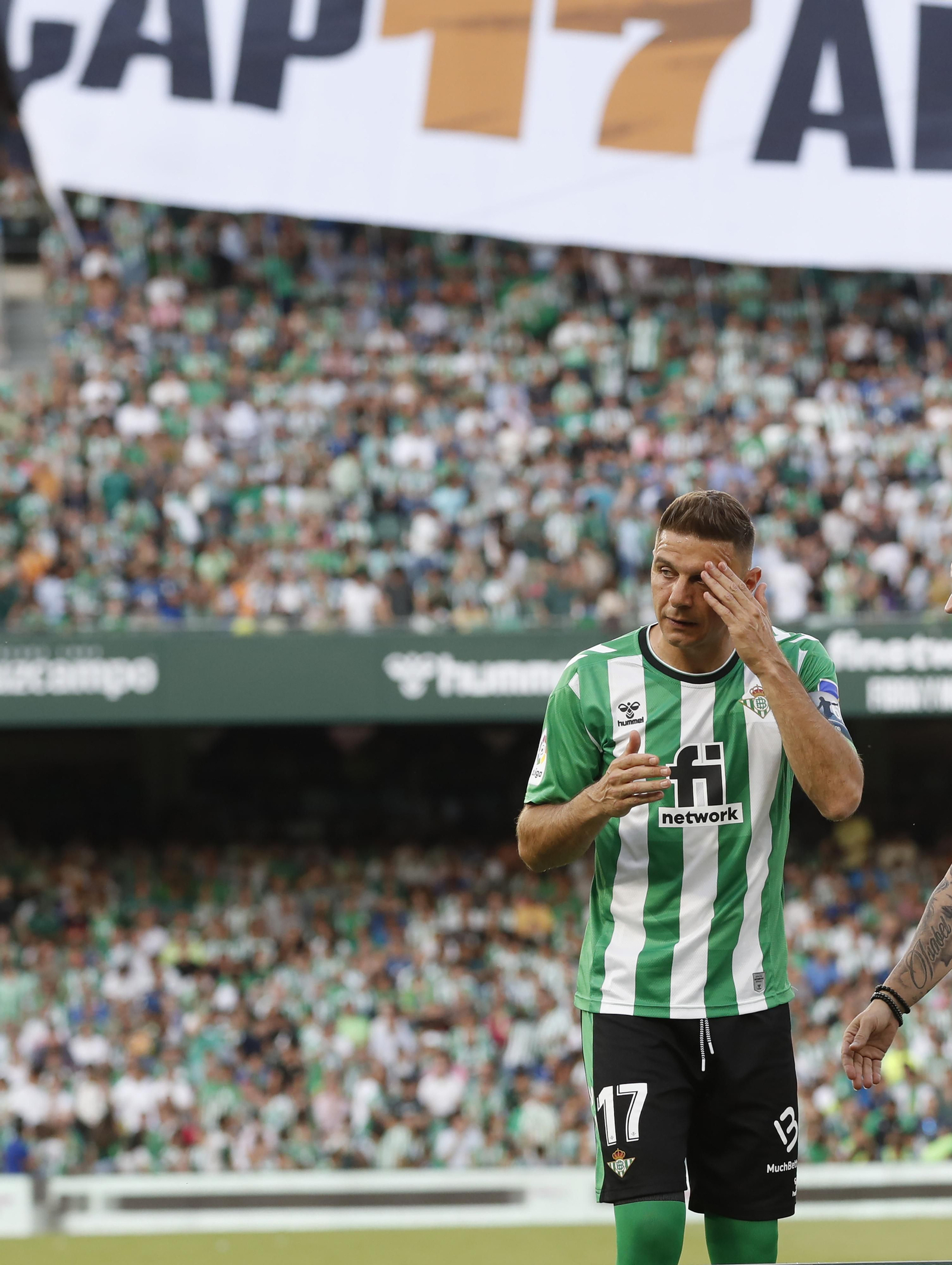 El último partido de Joaquín como jugador del Betis, todas las imágenes