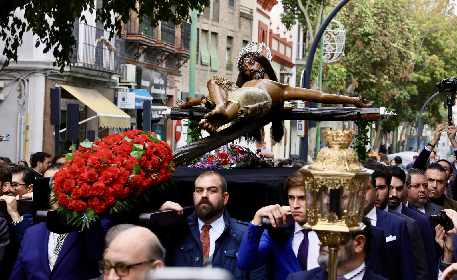 Traslado del Cristo de San Agustían a la Catedral