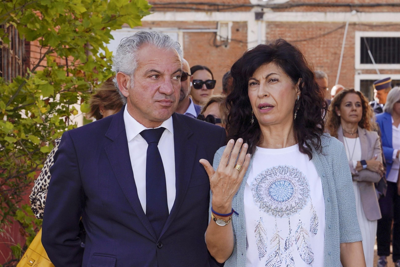 La ministra de Igualdad, Ana Redondo, en una visita este viernes en Valladolid.