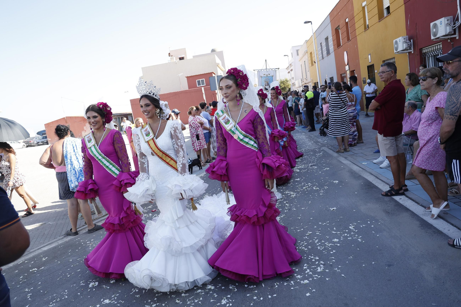 Fotos de la procesión de la Virgen del Carmen en La Línea