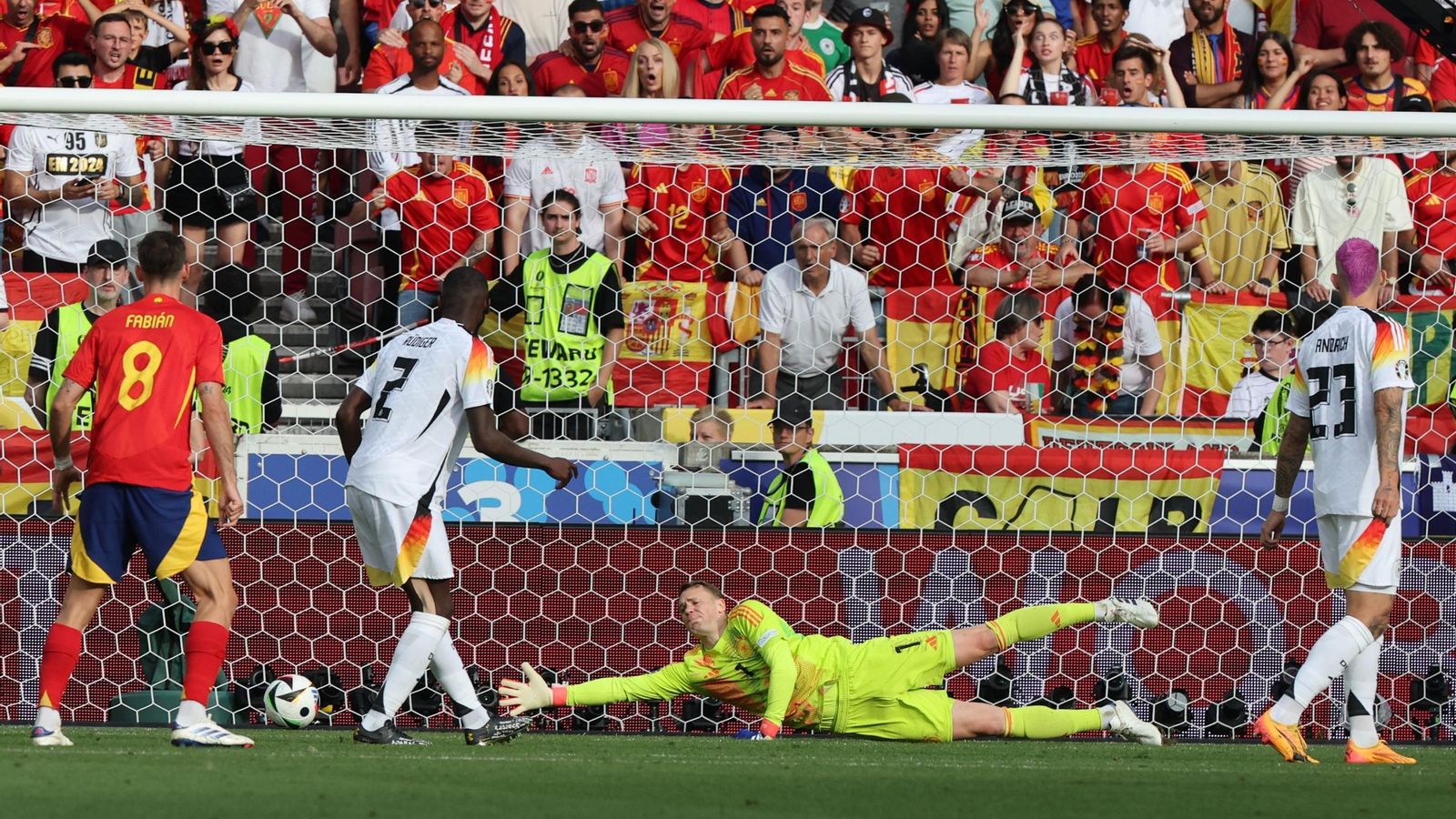 Las mejores fotos del España - Alemania