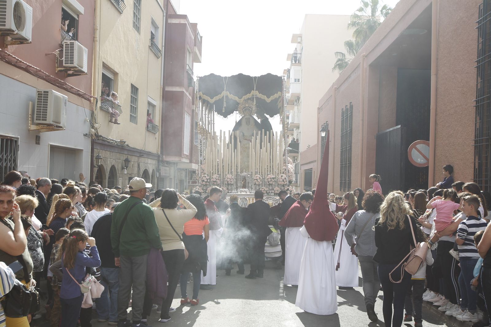 Imágenes de la Procesión de Coronación. Barrio de Los Molinos. Semana Santa Almería 2019