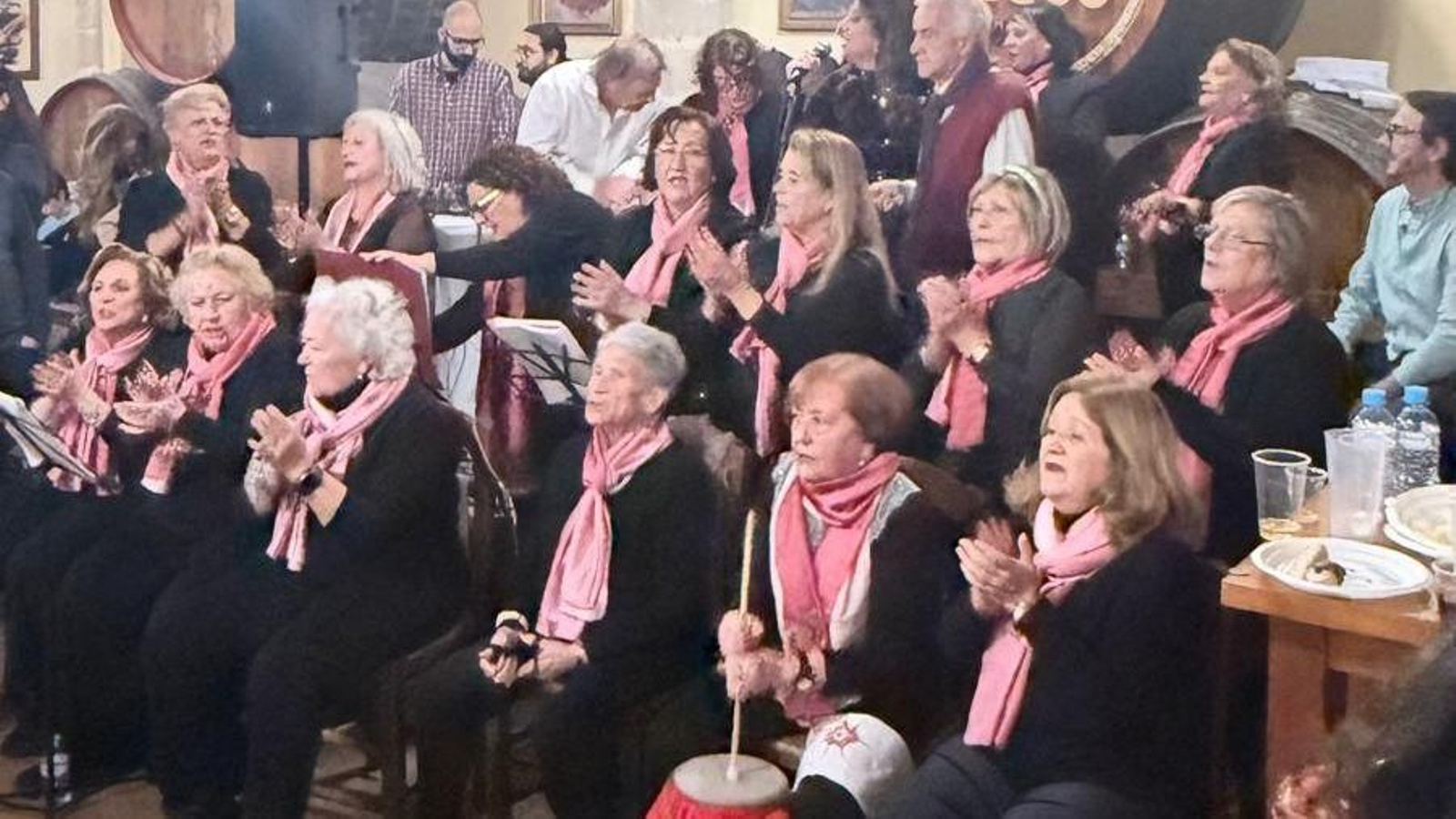 Celebración de la zambomba de Entreamigos, este sábado.