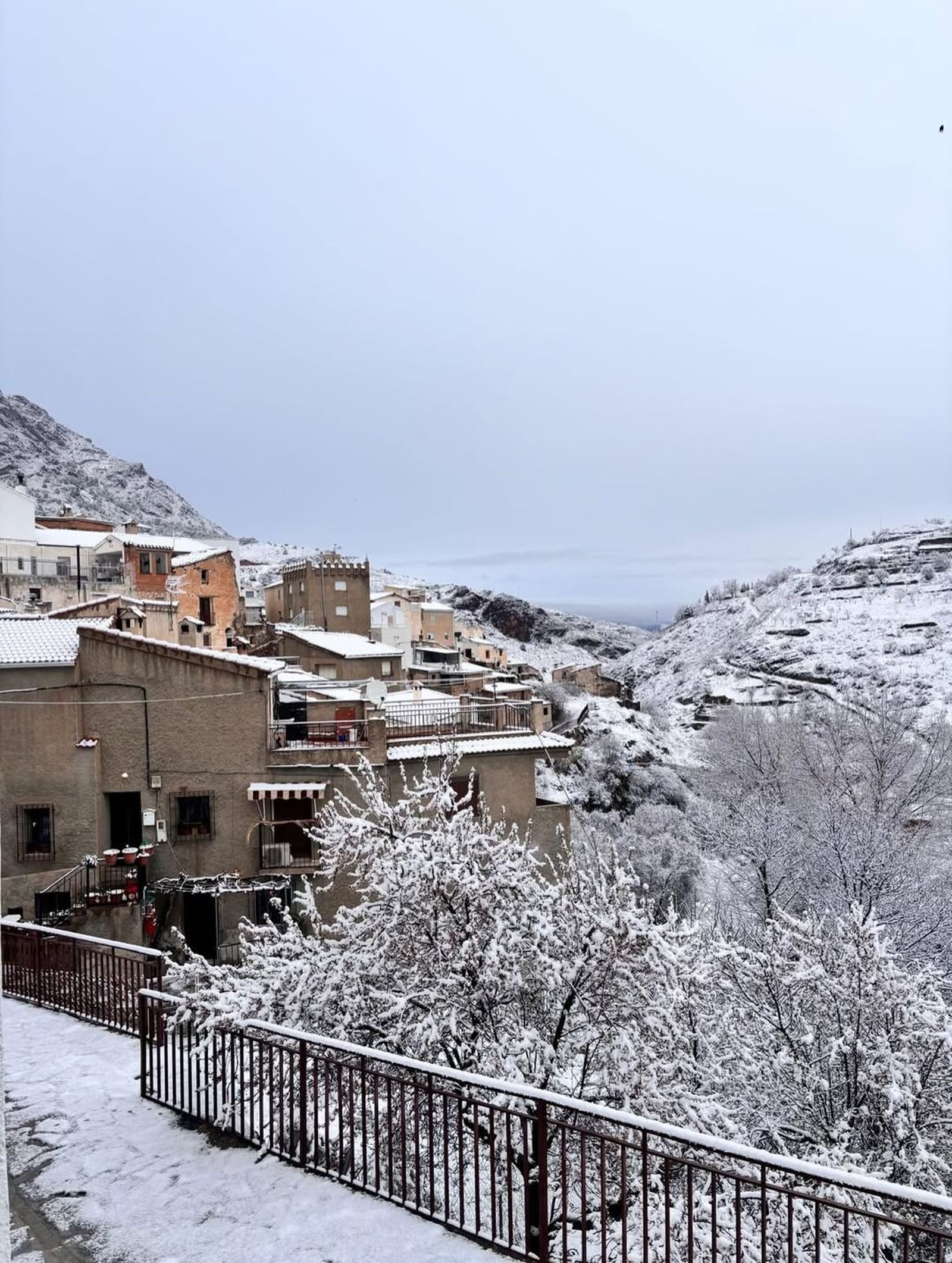 La nieve ha cubierto Bacares este 10 de marzo