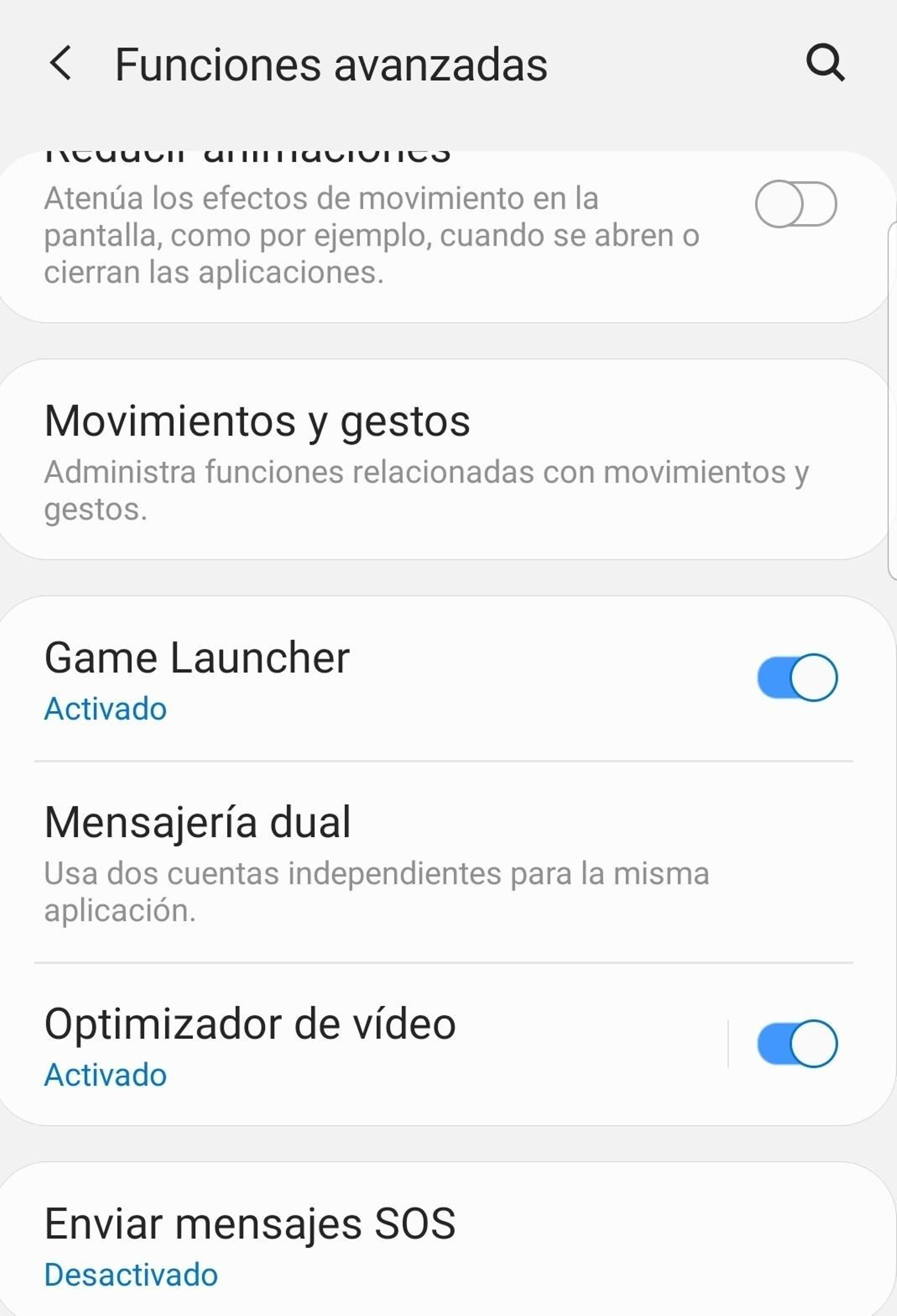 Funciones avanzadas en Android
