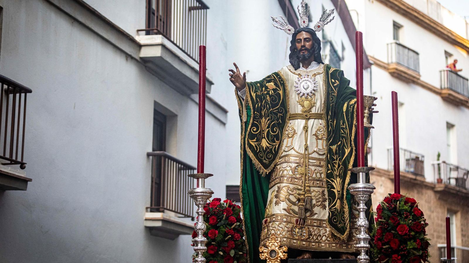 El encuentro del Señor de La Cena y la Virgen de los Dolores