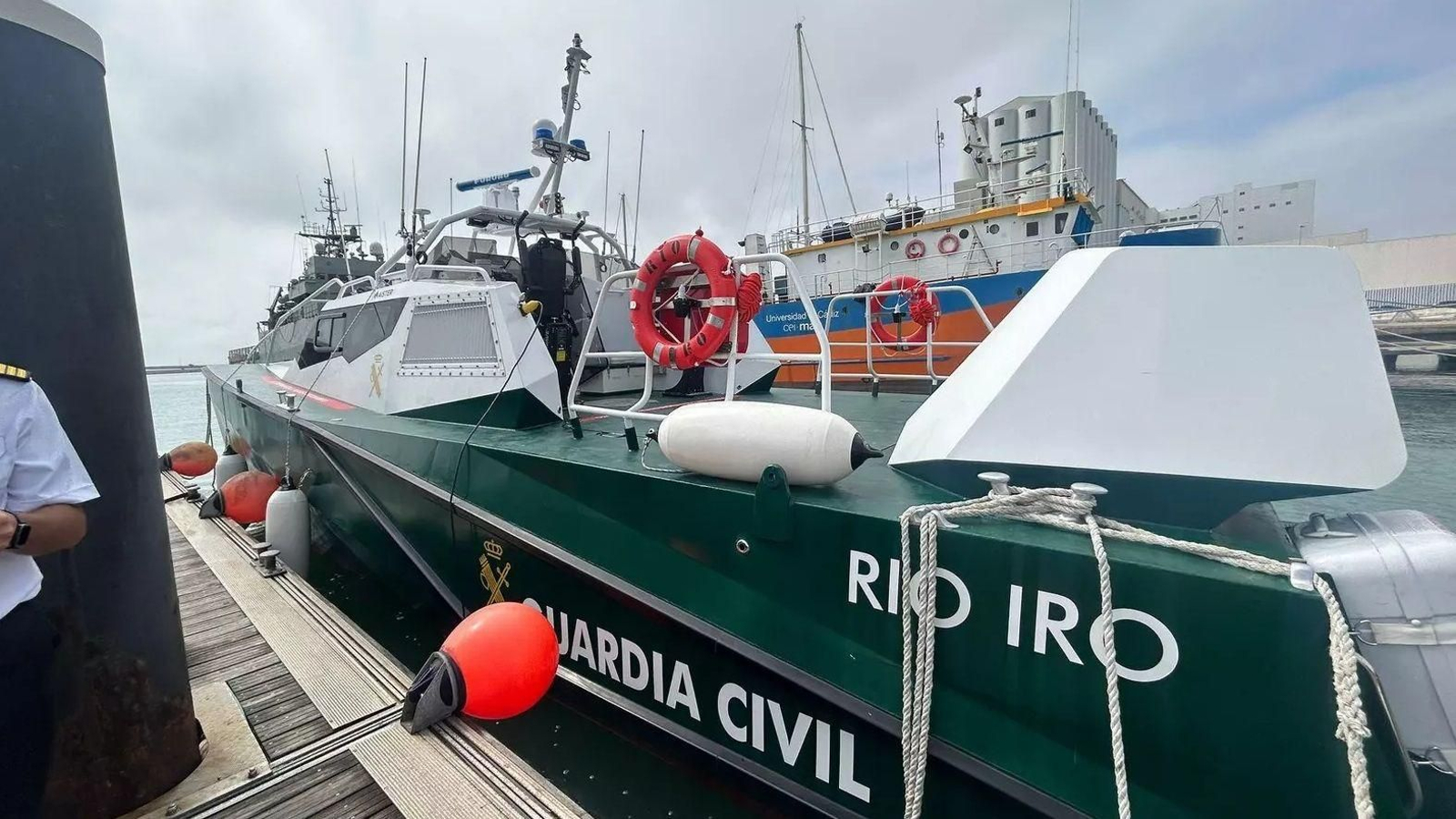 La patrullera de la Guardia Civil 'Río Iro'.