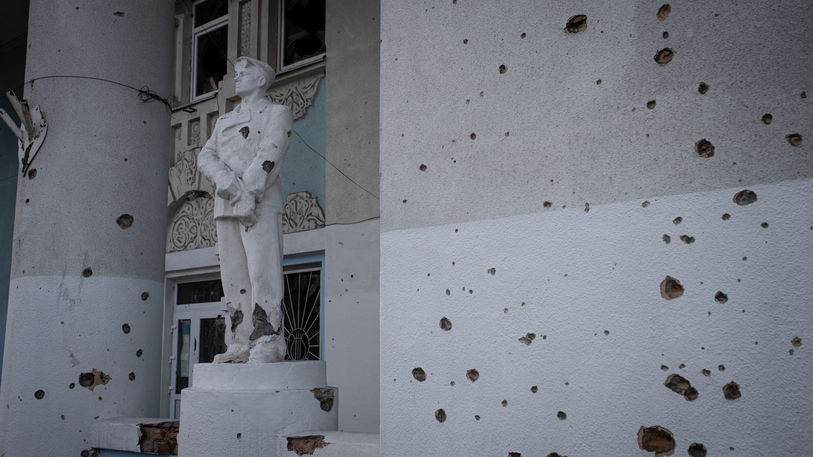 La crónica de dos onubenses en la guerra de Ucrania, en imágenes