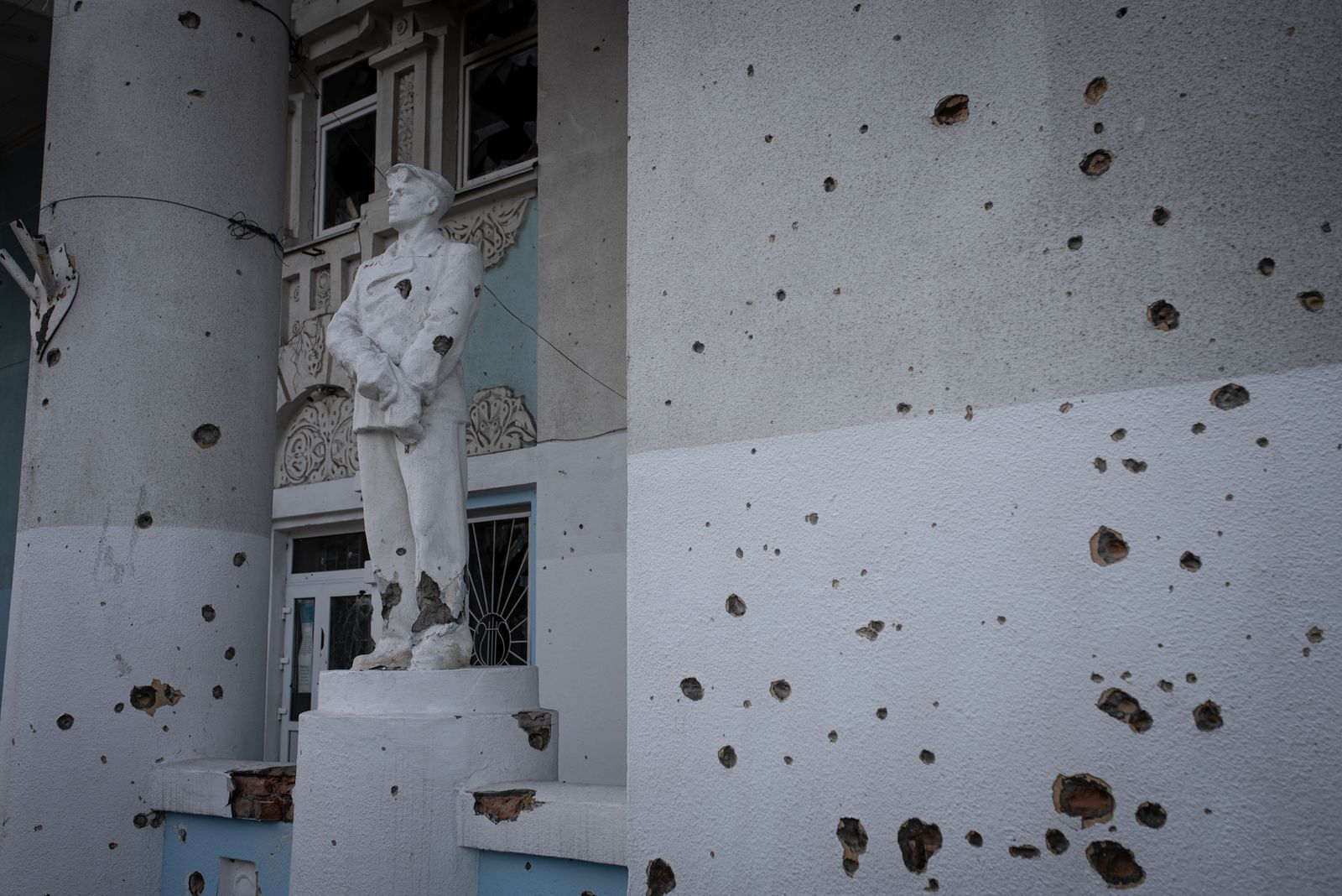 La crónica de dos onubenses en la guerra de Ucrania, en imágenes