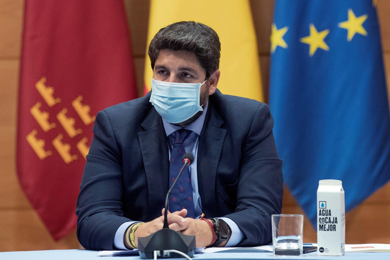 El presidente de la Región de Murcia, Fernando López  Miras.